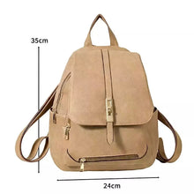 Carregar imagem no visualizador da galeria, Mochila Feminina Casual Passeio Couro Sintético Fashion Elegante Moda