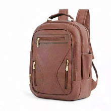 Carregar imagem no visualizador da galeria, Mochila Feminina de Couro Texturizado