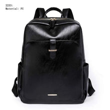 Carregar imagem no visualizador da galeria, Bolsa femenina mochila Portátil de PU da moda feminina Anti furto e à prova d'água
