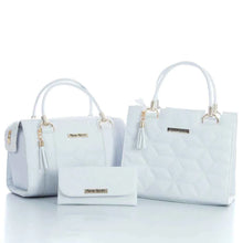 Carregar imagem no visualizador da galeria, Kit Bolsa Baú + Bolsa Castelo Com Carteira Feminina Elegante de Mão e Alça Tranversal Promoção
