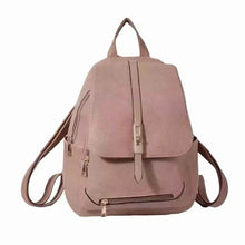 Carregar imagem no visualizador da galeria, Mochila Feminina Casual Passeio Couro Sintético Fashion Elegante Moda
