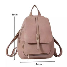 Carregar imagem no visualizador da galeria, Mochila Feminina Casual Passeio Couro Sintético Fashion Elegante Moda
