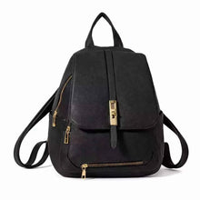 Carregar imagem no visualizador da galeria, Mochila Feminina Casual Passeio Couro Sintético Fashion Elegante Moda
