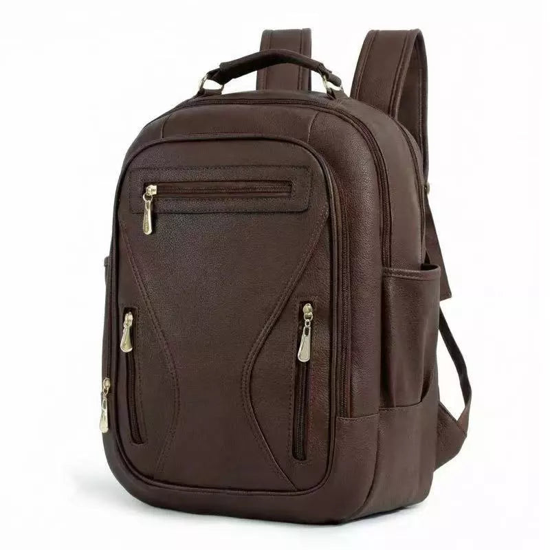 Mochila Feminina de Couro Texturizado