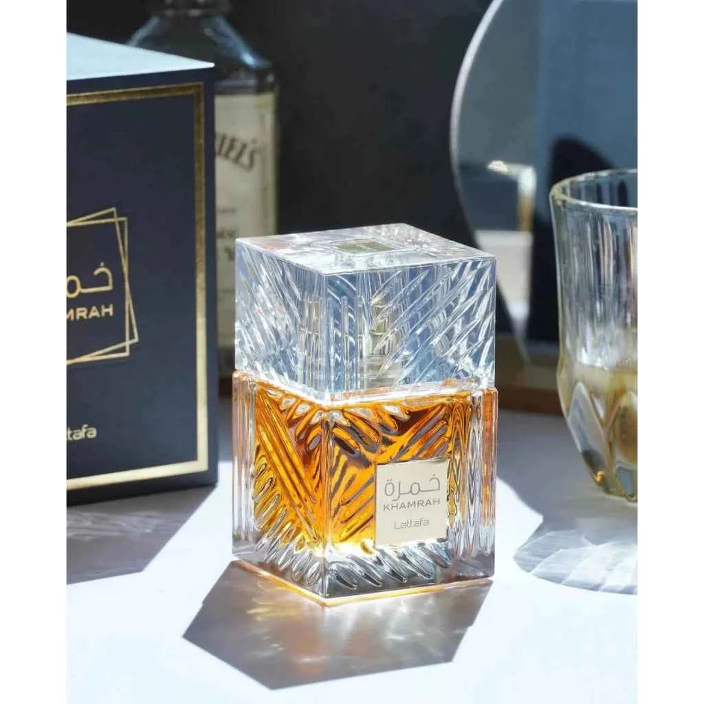 Perfume Lattafa Khamrah QAHWA Dukhan Eau De Parfum Unissex 50ml ORIGINAL