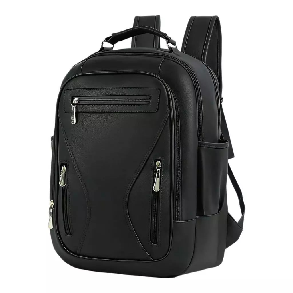 Mochila Feminina de Couro Texturizado