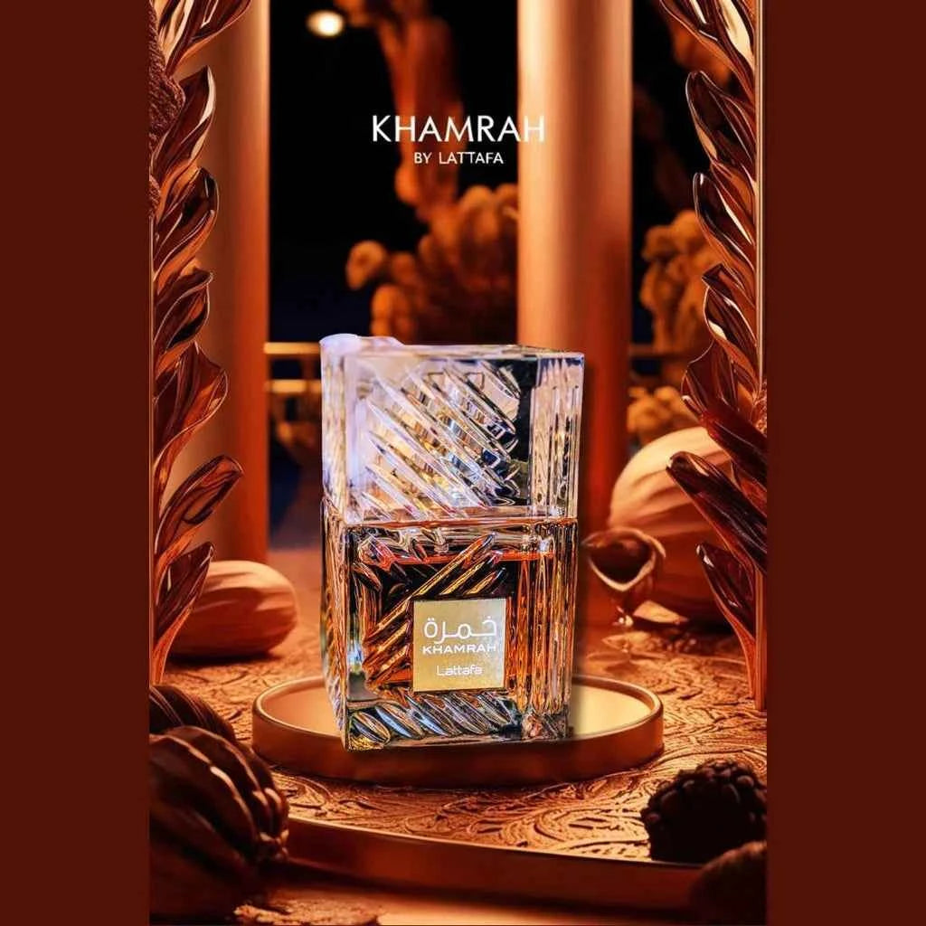 Perfume Lattafa Khamrah QAHWA Dukhan Eau De Parfum Unissex 50ml ORIGINAL
