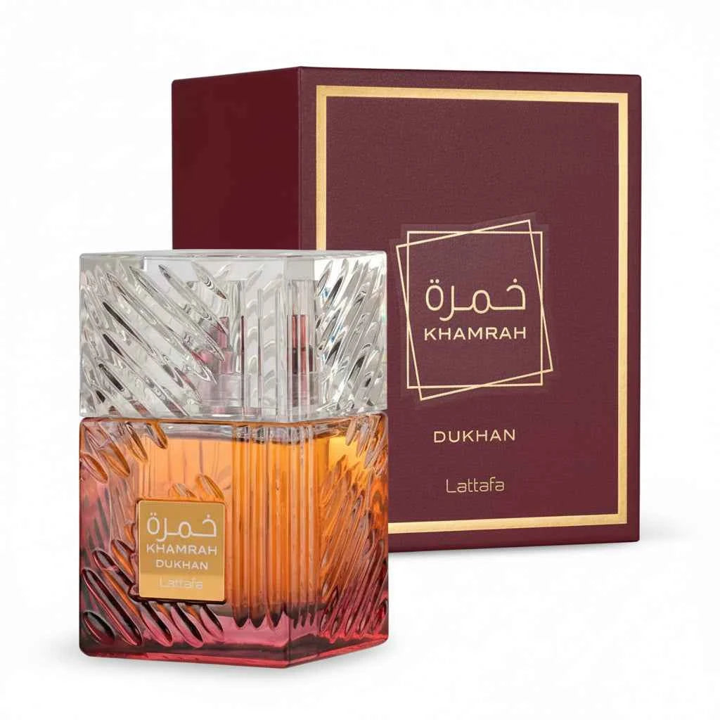 Perfume Lattafa Khamrah QAHWA Dukhan Eau De Parfum Unissex 50ml ORIGINAL