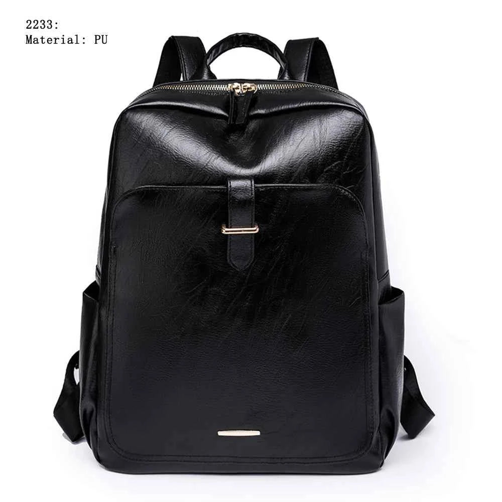 Bolsa femenina mochila Portátil de PU da moda feminina Anti furto e à prova d'água