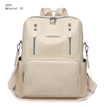 Carregar imagem no visualizador da galeria, Bolsa femenina mochila Portátil de PU da moda feminina Anti furto e à prova d'água
