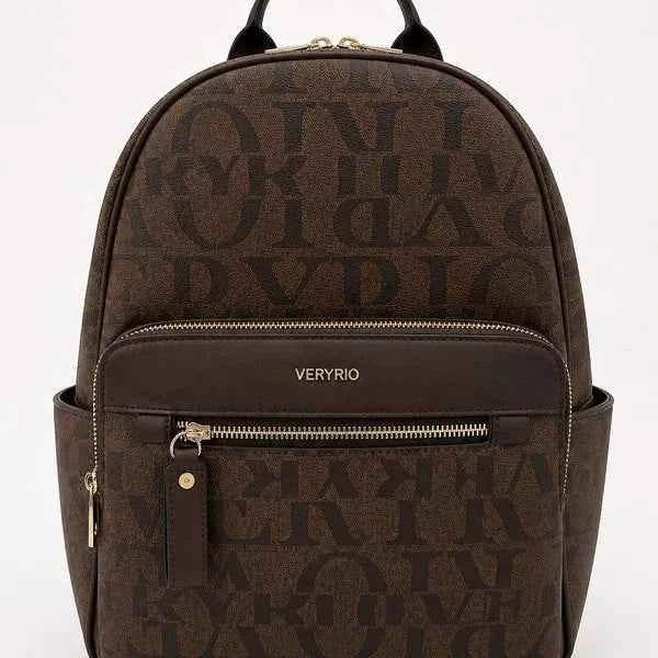 Mochila Feminina Veryrio Monograma Premium